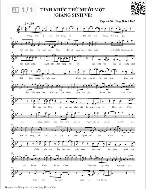 Giáng sinh về - Đặng Thành Vinh