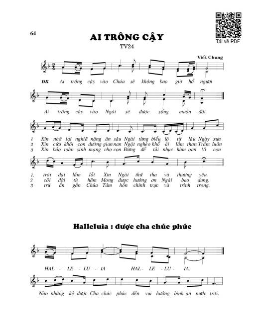 Ai trông cậy (Thánh Vịnh 24)