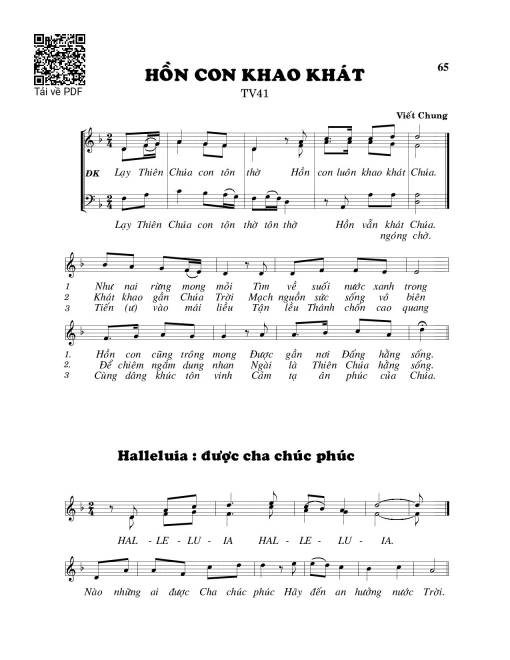 Hồn con khao khát (Thánh Vịnh 41)