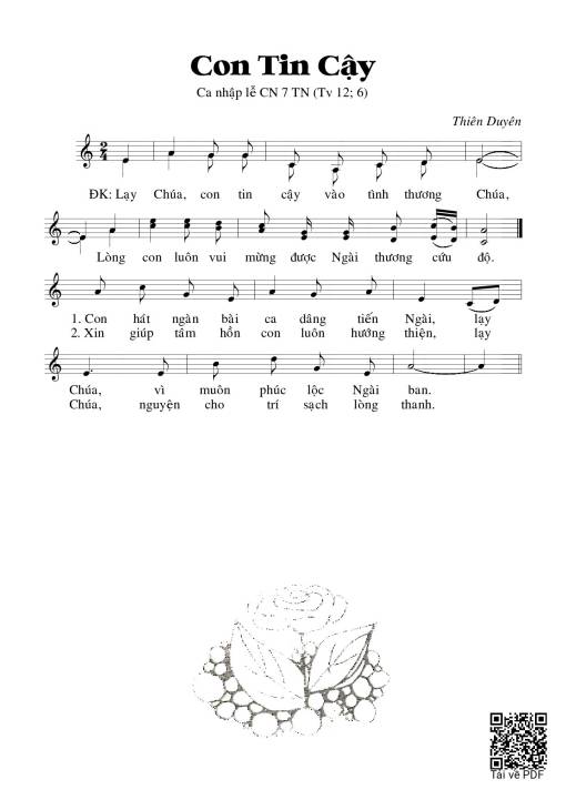 Thánh Vịnh 12, Con Tin Cậy