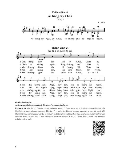 Sheet nhạc PDF bài Đối Ca Tiến Lễ I (Mùa Vọng)