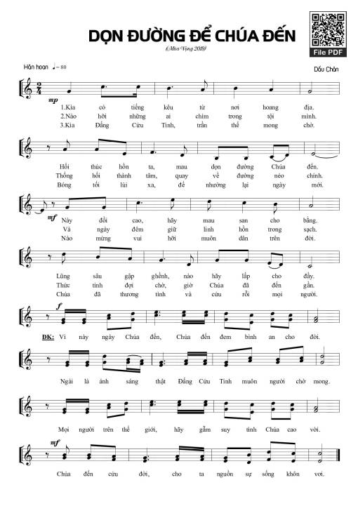 Dọn đường để Chúa đến