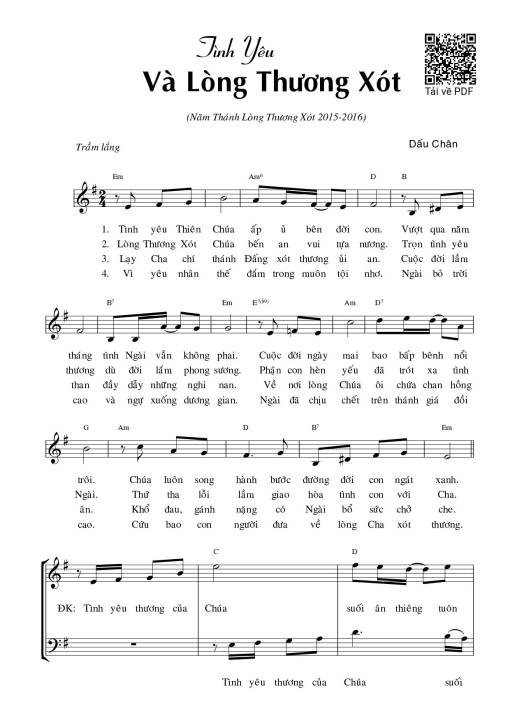 Tình yêu và lòng thương xót (Đối âm)