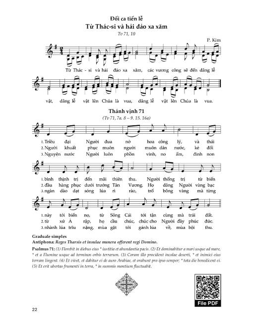 Đối Ca Tiến Lễ (Lễ Hiển Linh)