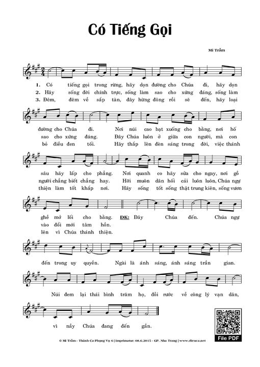 Có Tiếng Gọi - Mi Trầm