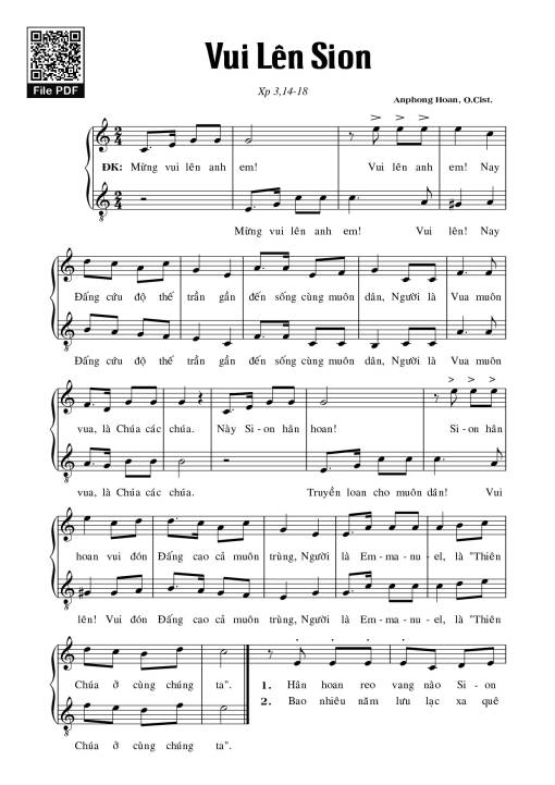 Vui Lên Sion - Anphong Hoan