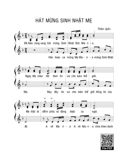 Hát Mừng Sinh Nhật Mẹ