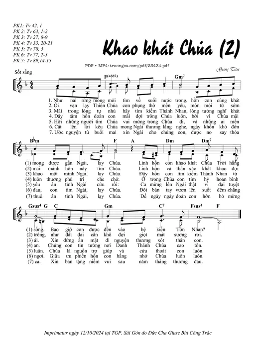 Khao Khát Chúa 2 - Giang Tâm