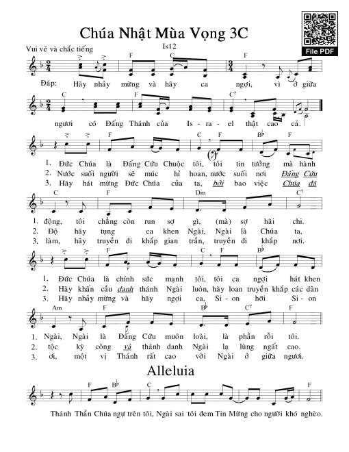 Chúa Nhật 3C Mùa Vọng -1