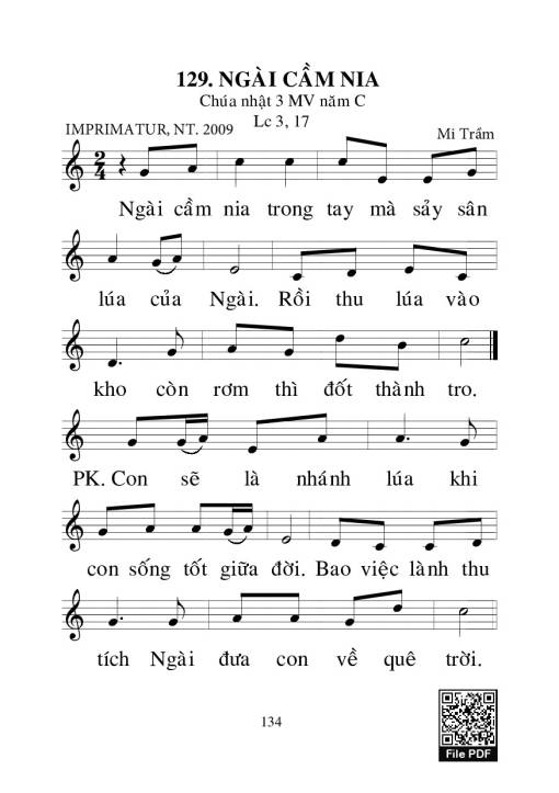 Ngài Cầm Nia - Mi Trầm