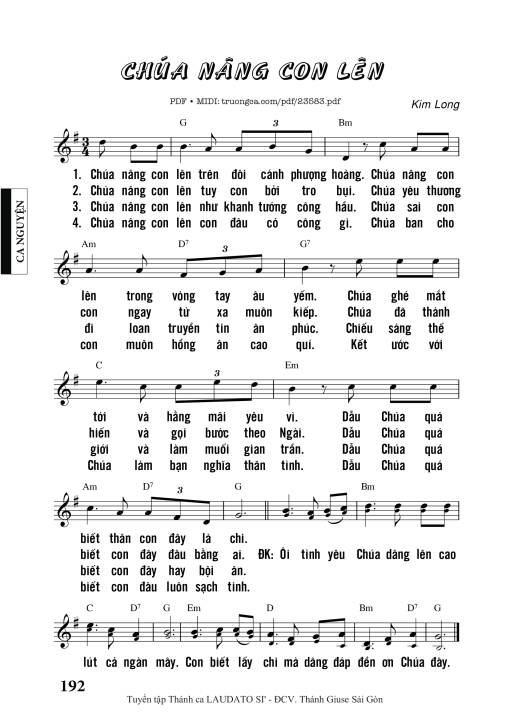 Chúa Nâng Con Lên