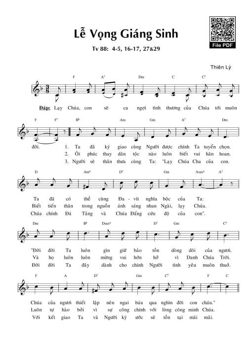 Thánh Vịnh 88, Lễ Vọng Giáng Sinh