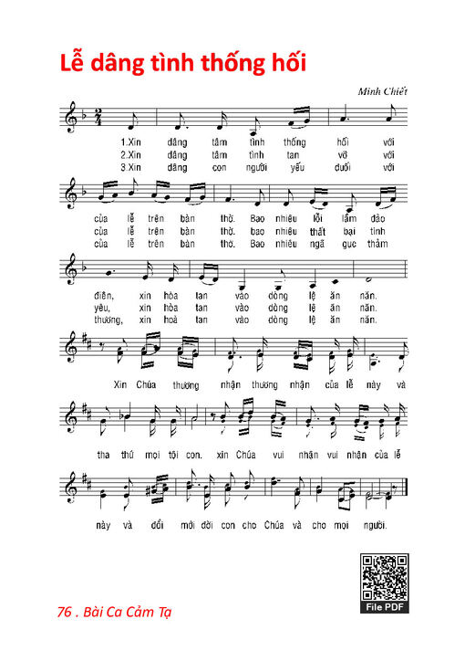 Lễ Dâng Tình Thống Hối