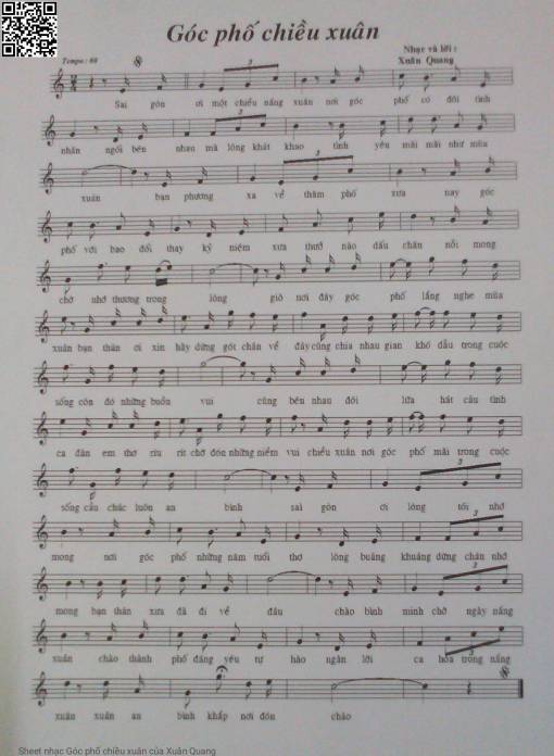 Góc phố chiều xuân