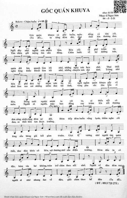 Góc quán khuya - Ngọc Sơn