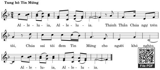 Sheet nhạc PDF bài Thtm. Chúa Nhật 3C Mùa Vọng