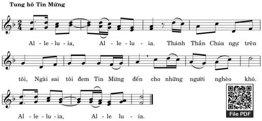 Sheet nhạc PDF bài Thtm. Chúa Nhật 3C Mùa Vọng