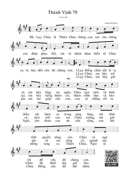 Thánh Vịnh 79, Chúa Nhật 4C Mùa Vọng