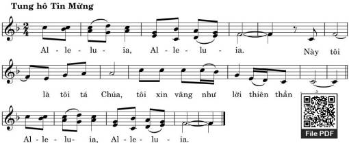 Sheet nhạc PDF bài Thtm. Chúa Nhật 4C Mùa Vọng