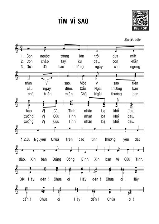 Tìm Vì Sao - Nguyên Hữu