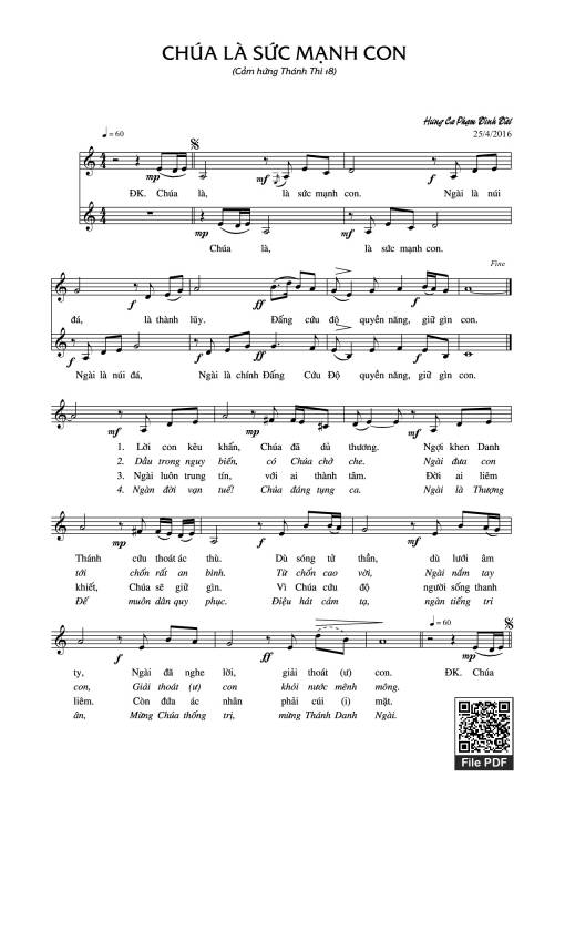 Chúa Là Sức Mạnh Con