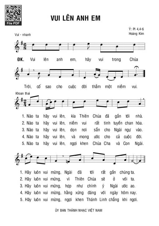 Vui Lên Anh Em - Hoàng Kim