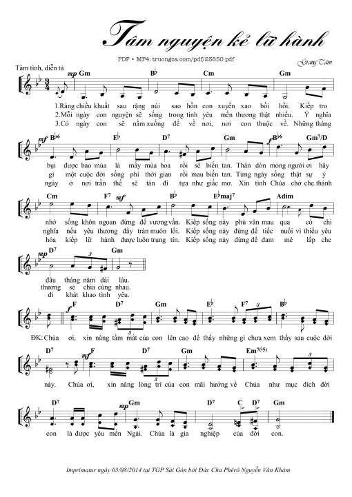 Tâm Nguyện Kẻ Lữ Hành