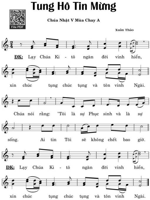 Thtm. Chúa Nhật 5 Mùa Chay