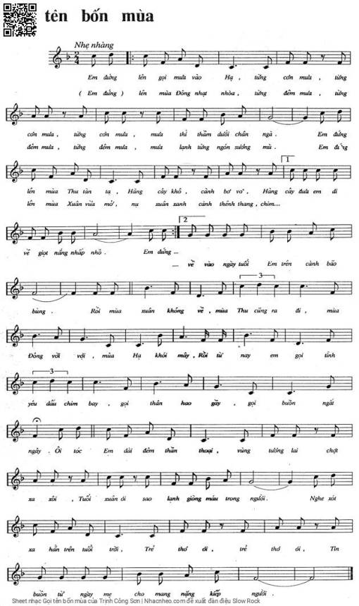 Gọi tên bốn mùa