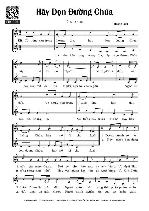 Hãy Dọn Đường Chúa