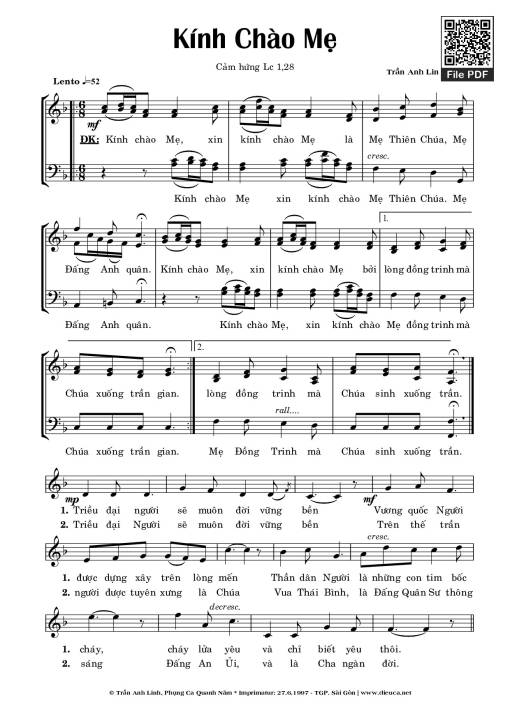 Kính Chào Mẹ - Trần Anh Linh