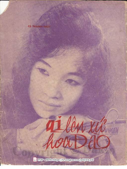 Sheet nhạc PDF bài Ai lên xứ hoa đào