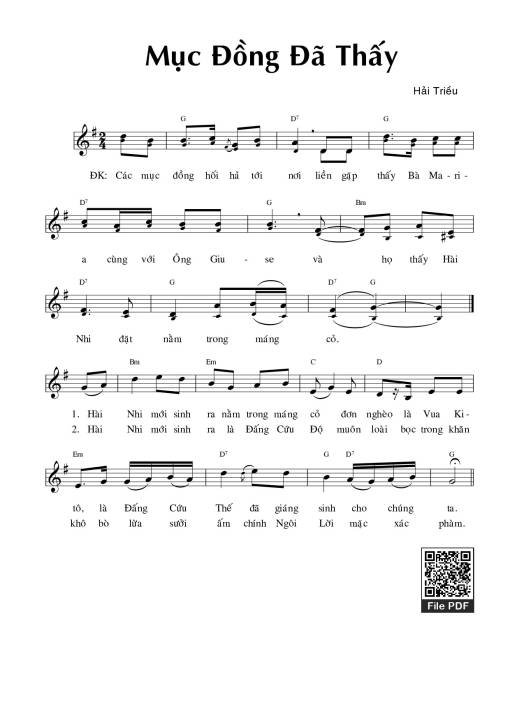 Mục Đồng Đã Thấy