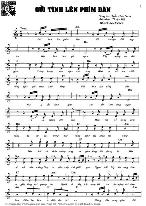 Gửi tình lên phím đàn