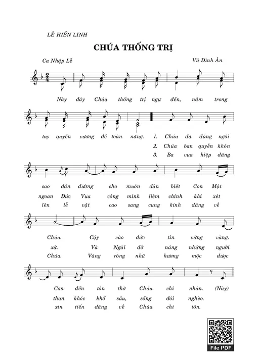 Chúa Thống Trị - Vũ Đình Ân