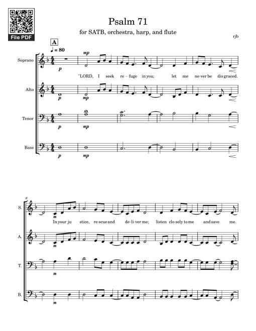 Psalm 71 Sheet Guitar TAB