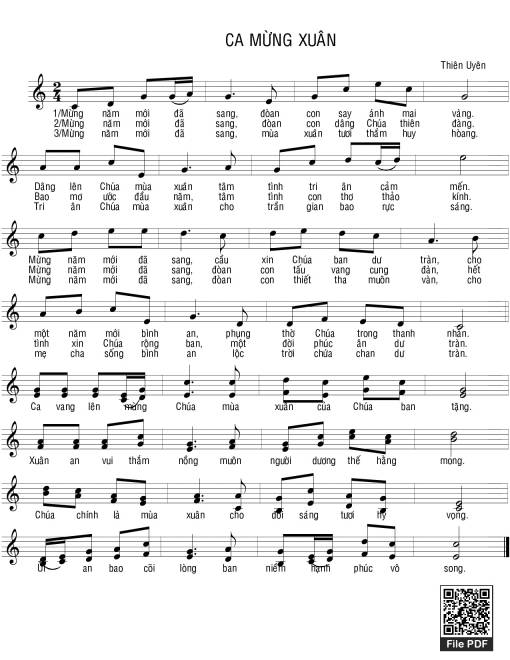 Ca mừng xuân - Thiên Uyên