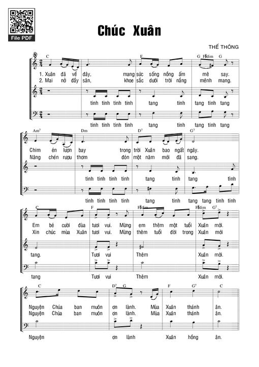 Chúc xuân - Thế Thông