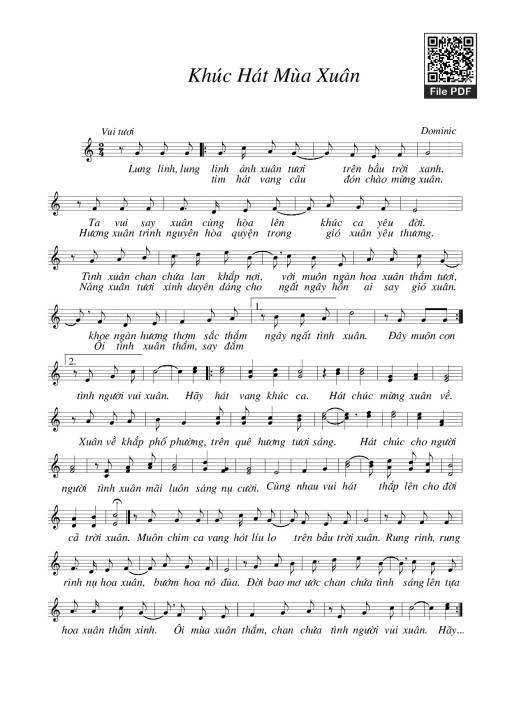 Khúc hát mùa xuân