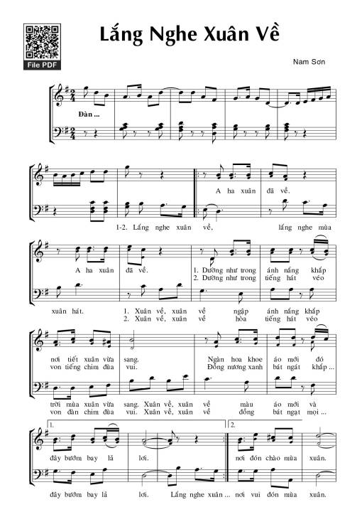 Lắng nghe xuân về