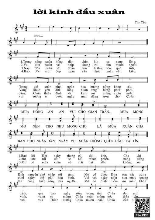 Lời kinh đầu xuân