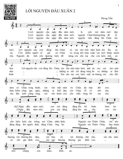 Lời nguyện đầu xuân. 2