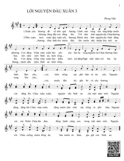 Lời nguyện đầu xuân. 3