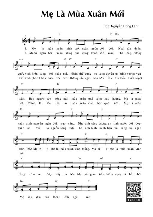 Mẹ là mùa xuân mới