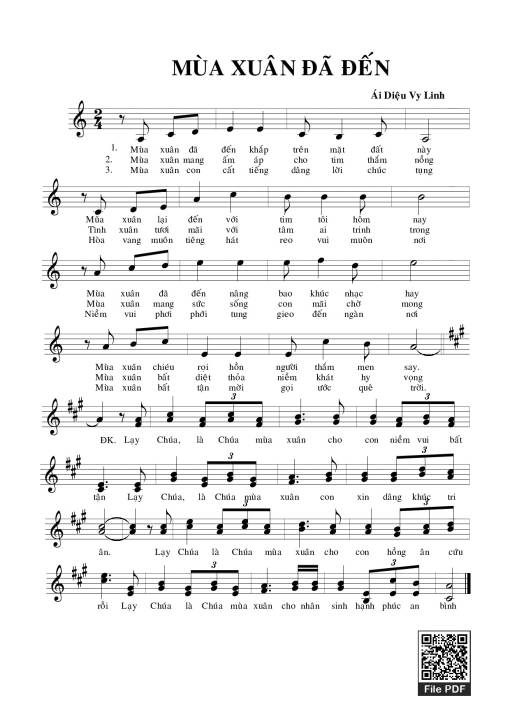 Mùa xuân đã đến