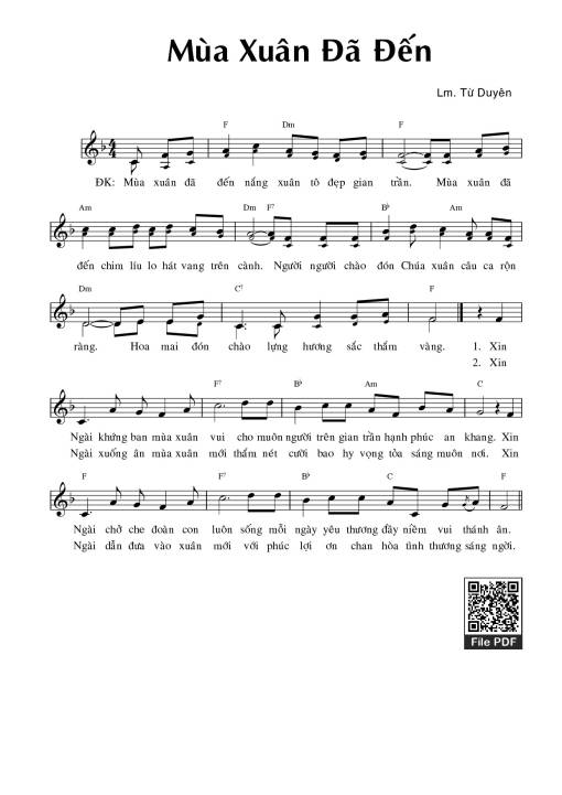 Mùa xuân đã đến