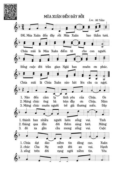 Mùa xuân đến đây rồi