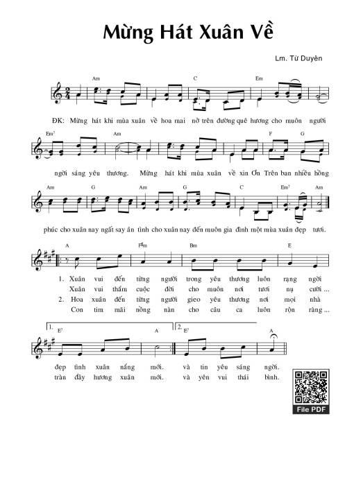 Mừng hát xuân về