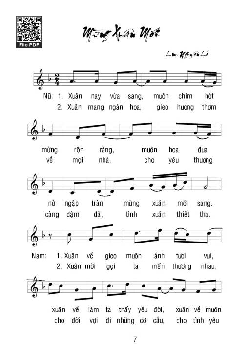 Mừng xuân mới - Nguyên Lễ