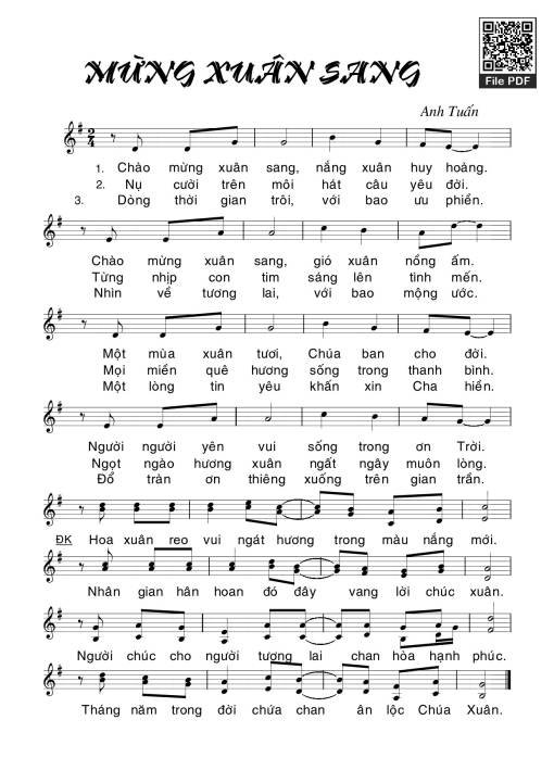 Mừng xuân sang - Anh Tuấn